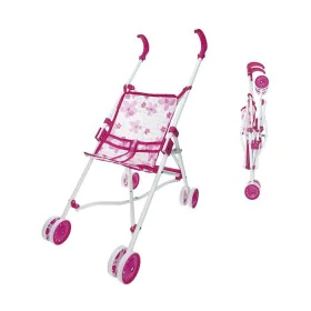 Carrinho para Bonecas Reig Dobrável Cor de Rosa 25,5 x 41,5 x 55,5 cm de Reig, Carrinhos - Ref: S2425090, Preço: 18,48 €, Des...