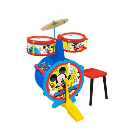 Bateria Musical Mickey Mouse Banqueta de Mickey Mouse, Brinquedos com som - Ref: S2425133, Preço: 44,64 €, Desconto: %