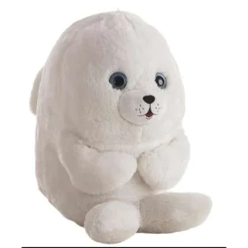 Peluche Foca Branco 42 cm de BigBuy Fun, Animais e figuras - Ref: S2426875, Preço: 13,72 €, Desconto: %