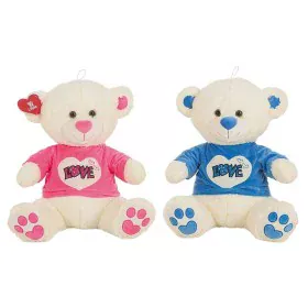 Oso de Peluche Love Purpurina Camiseta Beige 70 cm de BigBuy Fun, Animales y figuras - Ref: S2426888, Precio: 27,90 €, Descue...