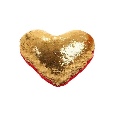 Cuscino Paillettes Cuore 30 cm di BigBuy Fun, Cuscini - Rif: S2426893, Prezzo: 9,45 €, Sconto: %