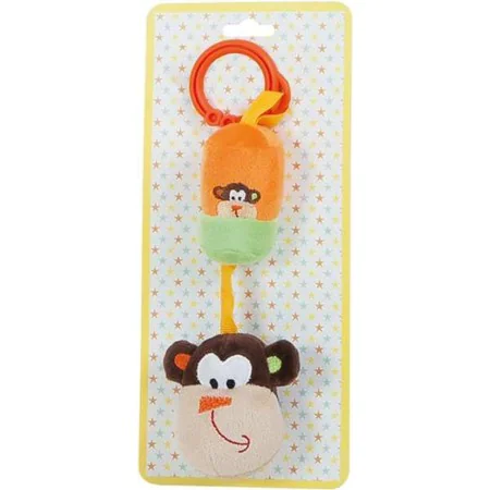 Rattle Monkey Rattle 24 cm by BigBuy Fun, Rattles and plush hoops - Ref: S2426988, Price: 6,90 €, Discount: %