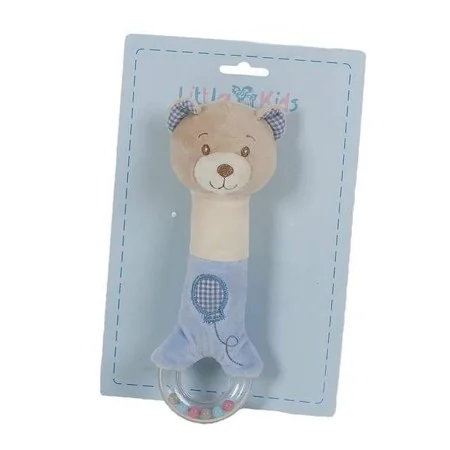 Rattle Cuddly Toy Vichi Blue Bear Teether 20 cm 20cm by BigBuy Fun, Rattles and plush hoops - Ref: S2427003, Price: 9,16 €, D...