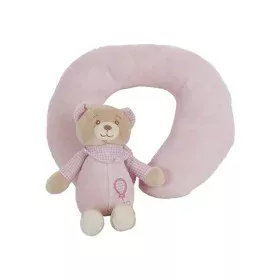 Cuscino Cervicale Lulu Rosa Orsetto di Peluche 20 x 24 cm di BigBuy Fun, Cuscini di sostegno per neonati - Rif: S2427004, Pre...