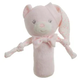 Rattle Sweet Stars Bear Pink 16 cm by BigBuy Fun, Rattles and plush hoops - Ref: S2427027, Price: 7,10 €, Discount: %