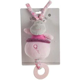 Rattle Cuddly Toy Hippopotamus 15 cm Koala by BigBuy Kids, Rattles and plush hoops - Ref: S2427054, Price: 10,18 €, Discount: %