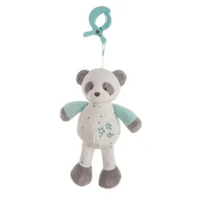 Peluche Chocalho Urso Panda Turquesa 25cm de BigBuy Fun, Animais e figuras - Ref: S2427081, Preço: 9,24 €, Desconto: %