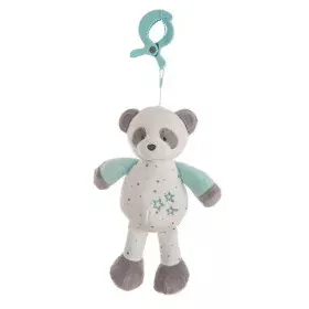 Rattle Cuddly Toy Panda bear Turquoise 25cm by BigBuy Fun, Animals and figures - Ref: S2427081, Price: 9,24 €, Discount: %