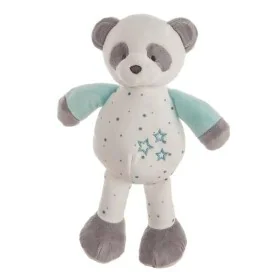 Fluffy toy Panda bear Turquoise by BigBuy Fun, Animals and figures - Ref: S2427083, Price: 11,80 €, Discount: %