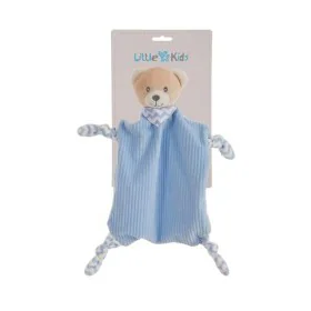 Baby Comforter Blue Teddy Bear 29 x 29 cm by BigBuy Fun, Blankets and security blankets - Ref: S2427097, Price: 8,26 €, Disco...