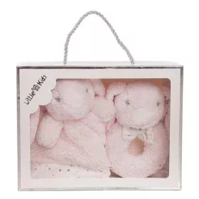 Doudou Rosa Conejo Sonajero 30 x 30 cm de BigBuy Fun, Mantas y mantitas - Ref: S2427114, Precio: 14,35 €, Descuento: %