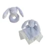 Baby Comforter Rabbit 30 x 30 cm Rattle by BigBuy Fun, Rattles and plush hoops - Ref: S2427115, Price: 14,35 €, Discount: %