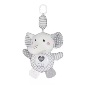 Jouet pour berceau à suspendre Eléphant Coeur Musique Lumières 35 cm de BigBuy Fun, Mobiles - Réf : S2427134, Prix : 13,38 €,...