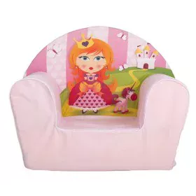 Poltrona Infantil Princesa Cor de Rosa 44 x 34 x 53 cm de BigBuy Fun, Cadeiras - Ref: S2427848, Preço: 29,38 €, Desconto: %