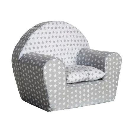 Poltrona Infantil Cinzento Estrelas de BigBuy Home, Móveis para crianças pequenas - Ref: S2427849, Preço: 29,38 €, Desconto: %