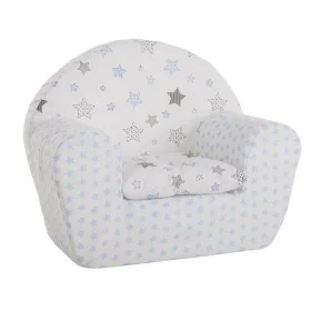 Child's Armchair Stars White Grey 44 x 34 x 53 cm by BigBuy Fun, Chairs - Ref: S2427852, Price: 28,80 €, Discount: %