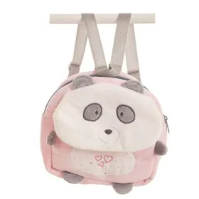 Sac à dos enfant Rose Panda 26 x 22 cm de BigBuy Fun, Sacs à dos enfant - Réf : S2427860, Prix : 13,10 €, Remise : %