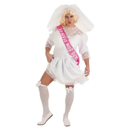 Costume for Adults Wedding dress L (4 Pieces) by BigBuy Carnival, Adults - Ref: S2428038, Price: 27,58 €, Discount: %