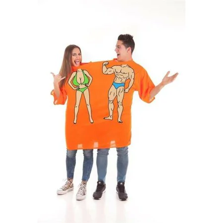 Costume for Adults Double M/L Orange Beach by BigBuy Carnival, Adults - Ref: S2428180, Price: 19,35 €, Discount: %