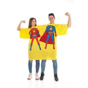 Costume for Adults Double M/L Yellow Superhero Beer by BigBuy Carnival, Adults - Ref: S2428182, Price: 19,35 €, Discount: %