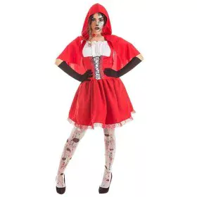 Costume per Adulti Halloween Cappuccetto Rosso (3 Pezzi) di BigBuy Carnival, Adulti - Rif: S2428273, Prezzo: 23,79 €, Sconto: %