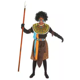 Fantasia para Adultos Africano (4 Peças) de BigBuy Carnival, Adultos - Ref: S2428599, Preço: 23,69 €, Desconto: %