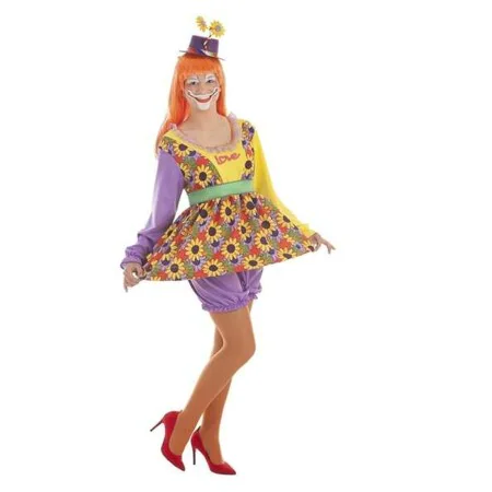 Déguisement pour Adultes Love Femme Clown 5 Pièces de BigBuy Carnival, Adultes - Réf : S2428676, Prix : 27,96 €, Remise : %