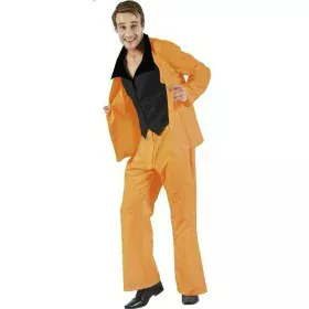 Costume per Adulti 70s Arancio Musica da discoteca di BigBuy Carnival, Adulti - Rif: S2428689, Prezzo: 23,86 €, Sconto: %