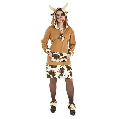 Costume for Adults Cow Fluffy toy by BigBuy Carnival, Adults - Ref: S2428695, Price: 24,43 €, Discount: %