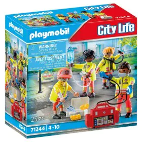 Playset Playmobil 71244 City Life Rescue Team 25 Piezas de Playmobil, Playsets de figuras de juguete - Ref: S2429280, Precio:...