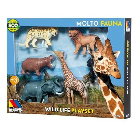 Set 6 wilde Tiere Moltó Kunststoff von Moltó, Tiere - Ref: S2429717, Preis: 9,60 €, Rabatt: %