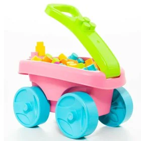 Building Blocks Moltó 20 Pieces Trolley Pink by Moltó, Building & Construction Toys - Ref: S2429724, Price: 18,02 €, Discount: %