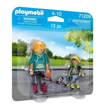 Playset Playmobil 71209 13 Peças Jogador de hóquei Duo de Playmobil, Playsets de figuras de brincar - Ref: S2429784, Preço: 7...