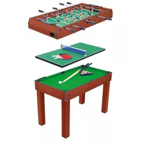 Multi-game Table 120 x 80 x 61 cm 3-in-1 by BigBuy Fun, Table Football - Ref: S2430064, Price: 240,03 €, Discount: %