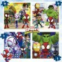 Set de 4 Puzzles Spidey Porte documents Difficulté progressive de Spidey, Puzzles classiques - Réf : S2430251, Prix : 9,26 €,...