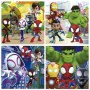 Set de 4 Puzzles Spidey Porte documents Difficulté progressive de Spidey, Puzzles classiques - Réf : S2430251, Prix : 9,26 €,...