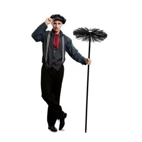 Costume for Adults My Other Me 6 Pieces Chimney brush Black by My Other Me, Adults - Ref: S2430916, Price: 29,60 €, Discount: %