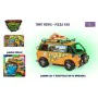 Caravana Teenage Mutant Ninja Turtles Pizza Van de Teenage Mutant Ninja Turtles, Playsets de figuras de juguete - Ref: S24312...