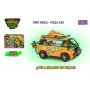 Caravana Teenage Mutant Ninja Turtles Pizza Van de Teenage Mutant Ninja Turtles, Playsets de figuras de juguete - Ref: S24312...