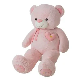 Fluffy toy Valentin Pink Bear 55 cm by BigBuy Kids, Animals and figures - Ref: S2431746, Price: 19,25 €, Discount: %