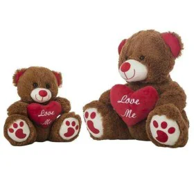 Fluffy toy Amour Bear Heart 28 cm by BigBuy Kids, Animals and figures - Ref: S2431786, Price: 7,88 €, Discount: %