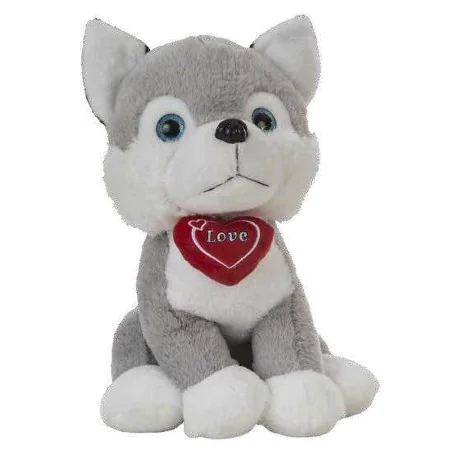 Fluffy toy Husky Heart 36 cm by BigBuy Kids, Animals and figures - Ref: S2431792, Price: 12,09 €, Discount: %