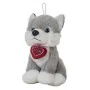 Fluffy toy Husky Heart 28 cm by BigBuy Kids, Animals and figures - Ref: S2431793, Price: 9,29 €, Discount: %