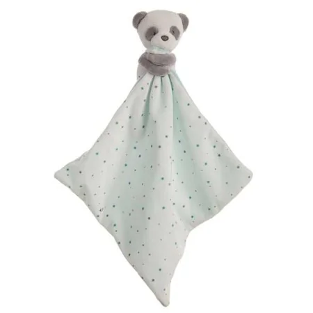 Doudou Baby Aguamarina Oso Panda 25 x 25 cm de BigBuy Fun, Animales y figuras - Ref: S2431813, Precio: 8,00 €, Descuento: %