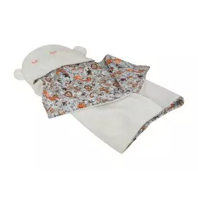 Baby blanket Reversible With hood 90 x 66 cm Jungle by BigBuy Kids, Blankets and security blankets - Ref: S2431834, Price: 14...