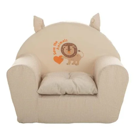 Sillón Infantil Jungle 44 x 34 x 53 cm Beige de BigBuy Kids, Muebles para niños pequeños - Ref: S2431840, Precio: 29,38 €, De...