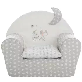 Fauteuil pour enfant Stars 44 x 34 x 53 cm Gris de BigBuy Kids, Meubles pour petits enfants - Réf : S2431856, Prix : 29,51 €,...