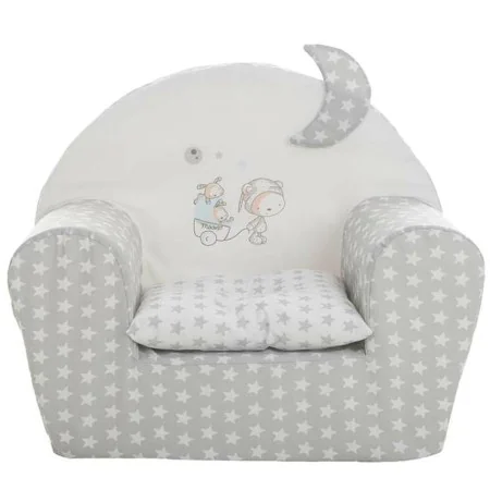 Poltrona Infantil Stars 44 x 34 x 53 cm Cinzento de BigBuy Kids, Móveis para crianças pequenas - Ref: S2431856, Preço: 30,10 ...