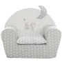 Sillón Infantil Stars 44 x 34 x 53 cm Gris de BigBuy Kids, Muebles para niños pequeños - Ref: S2431856, Precio: 30,10 €, Desc...