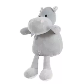 Jouet Peluche Gris Doux Hippopotame 30 cm de BigBuy Kids, Animaux et personnages - Réf : S2431882, Prix : 9,79 €, Remise : %